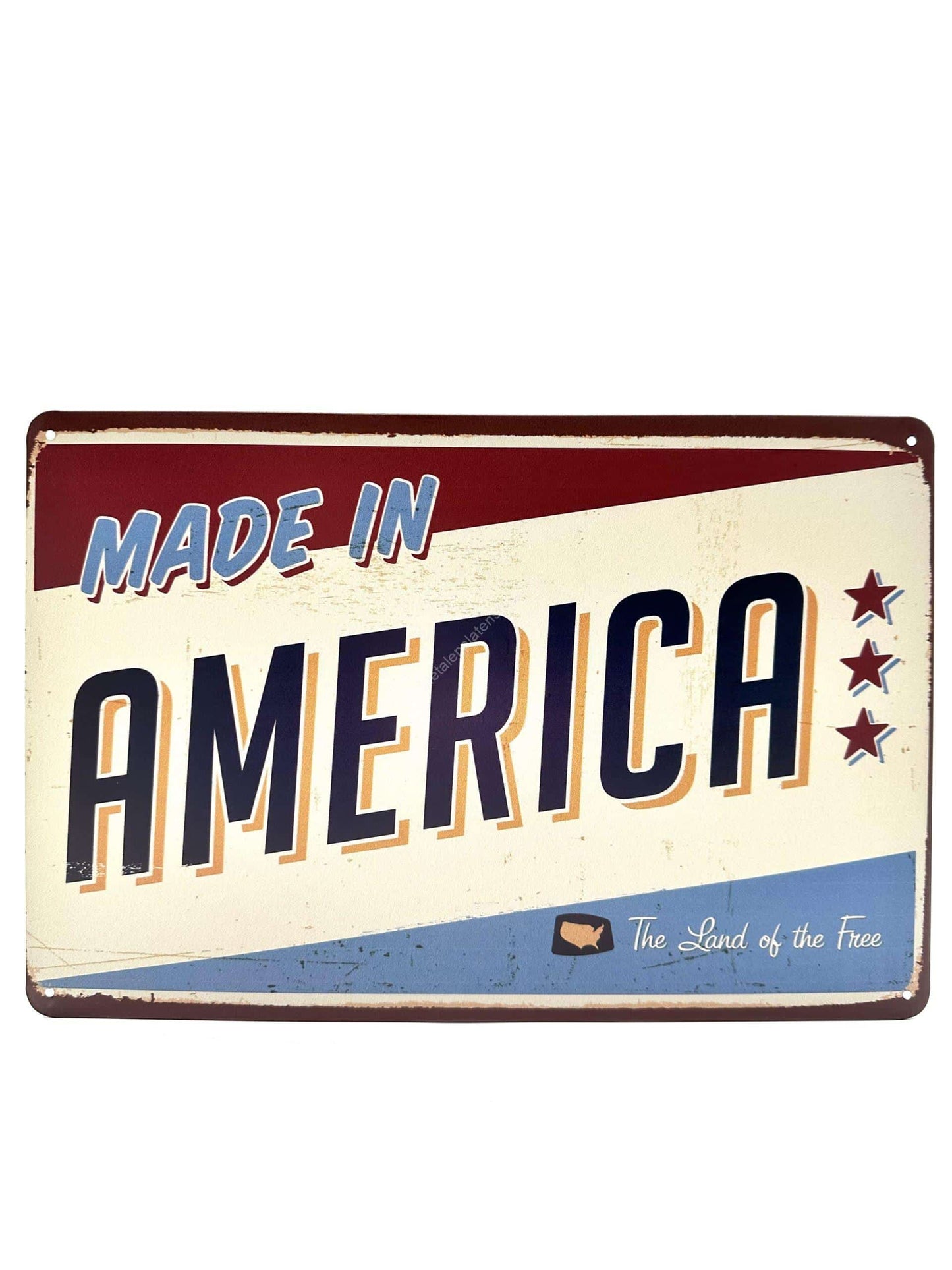 Metalen Wandbord - Made in America