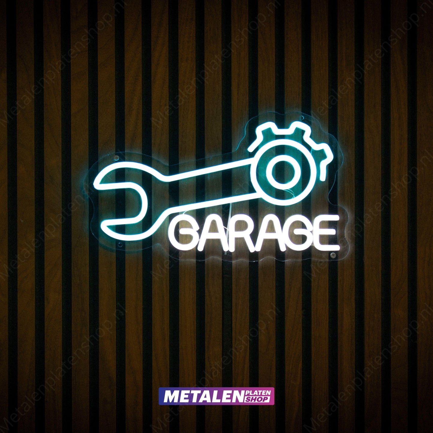 Garage met sleutel - Neonbord - LED