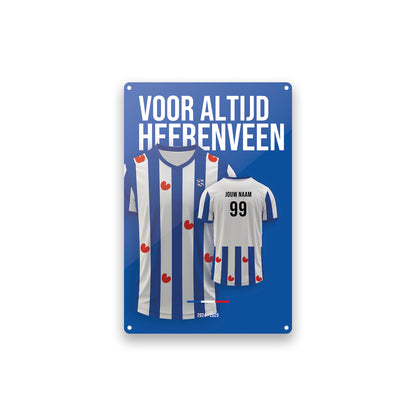 Voetbaltenue Bord Heerenveen met eigen naam en rugnummer - 2024/2025