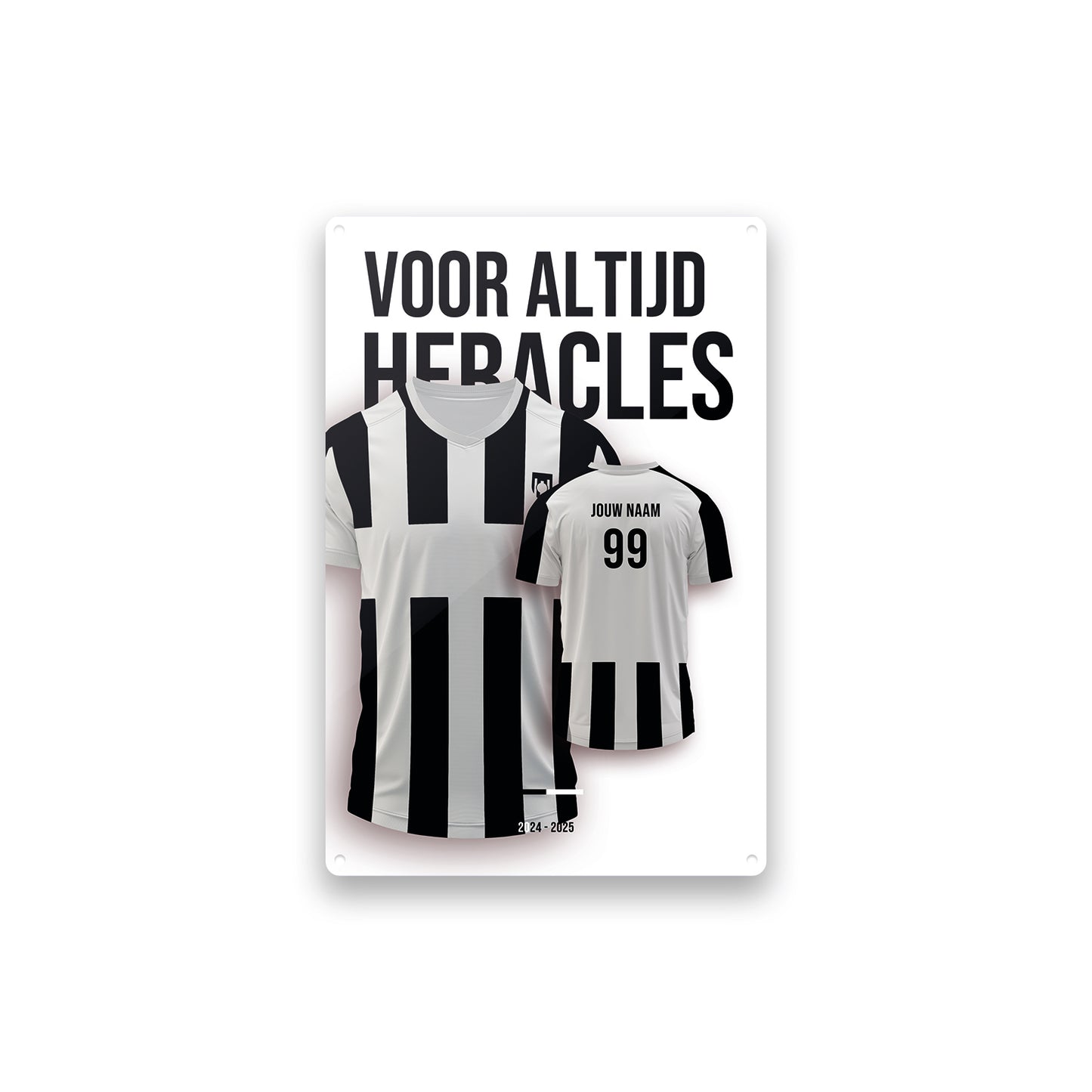 Voetbaltenue Bord Heracles met eigen naam en rugnummer - 2024/2025