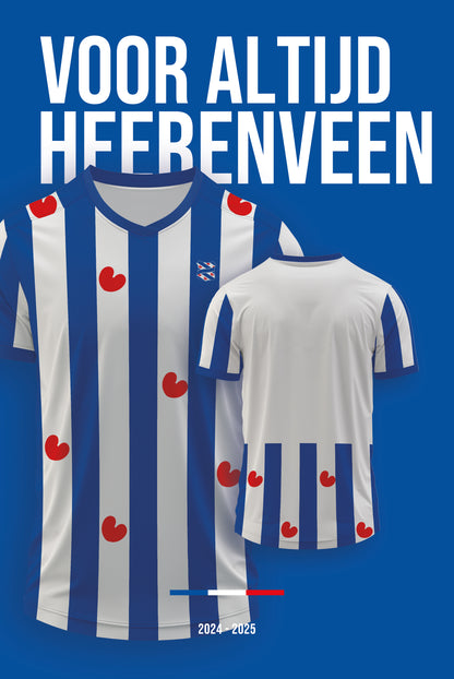 Voetbaltenue Bord Heerenveen met eigen naam en rugnummer - 2024/2025