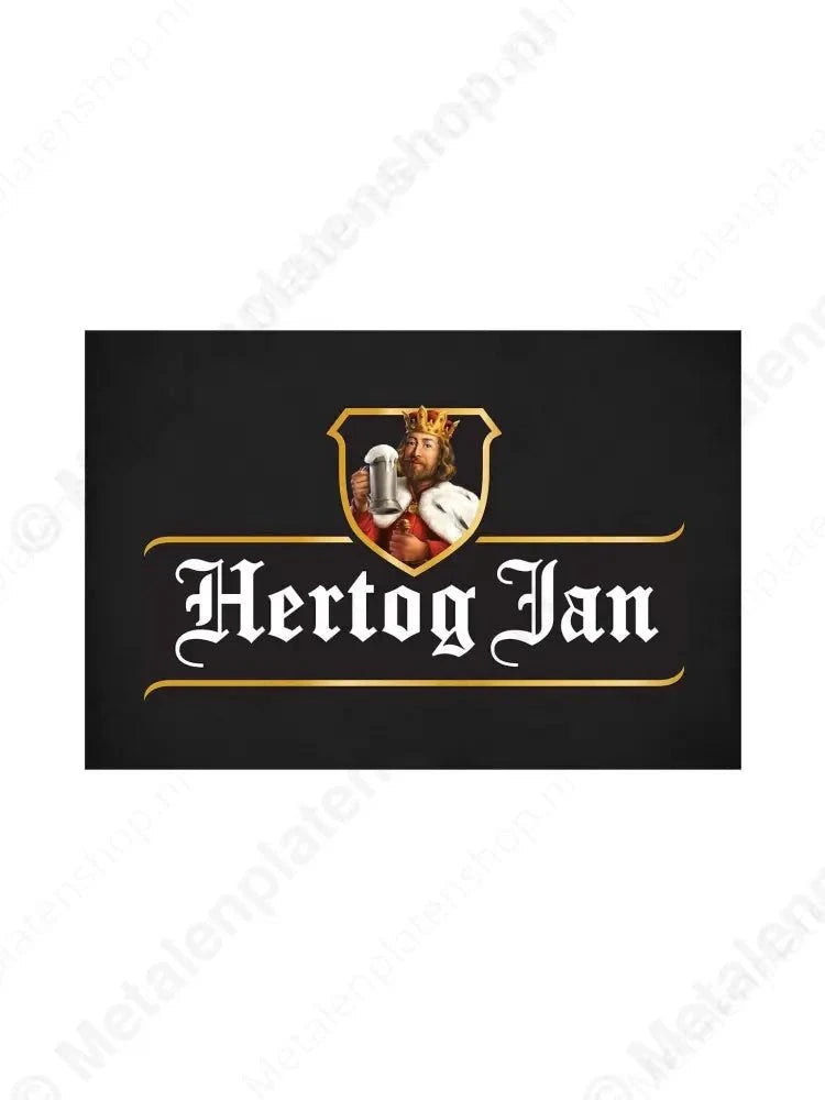 Hertog Jan - Metaal Bord - Metalen Wandbord Metaalbord