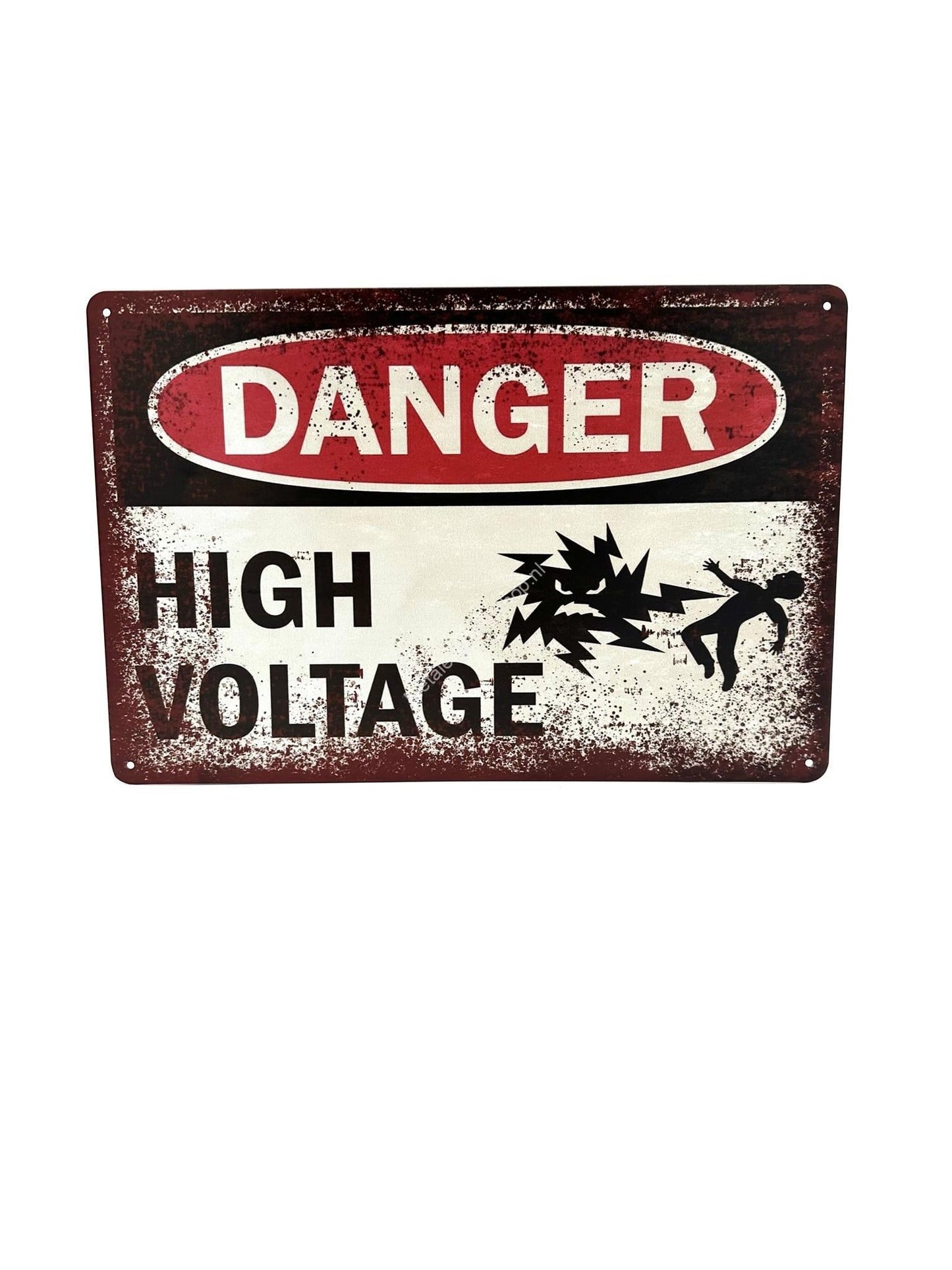 Metal Wall Sign - Danger High Voltage - Advertising Sign