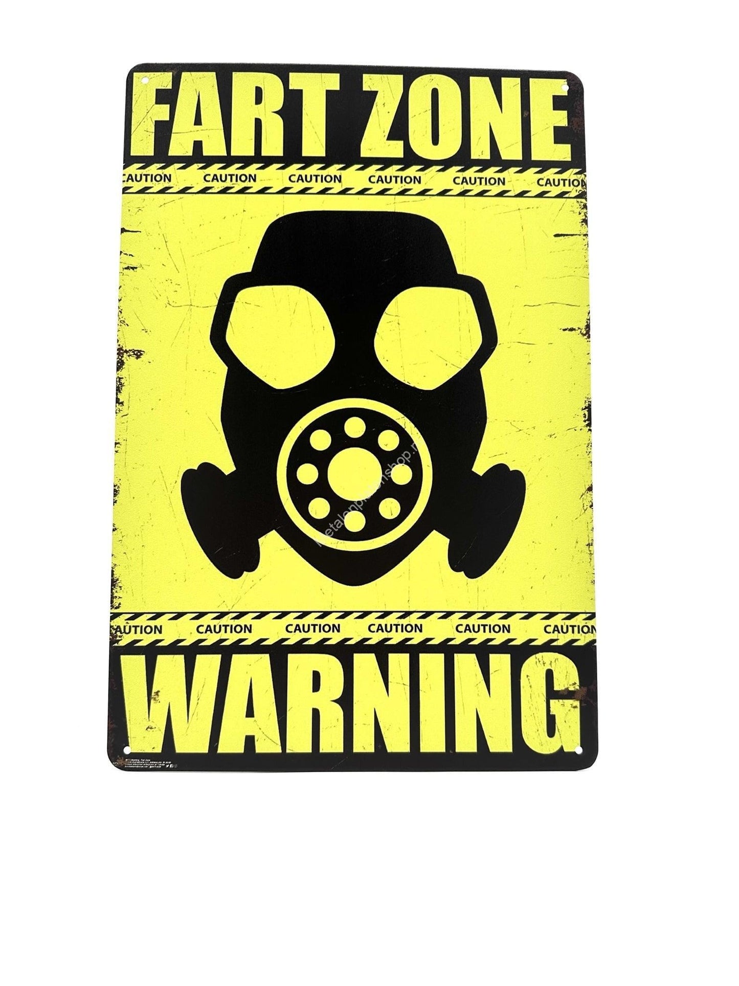 Metal Wall Sign - Fart Zone Warning! - Warning