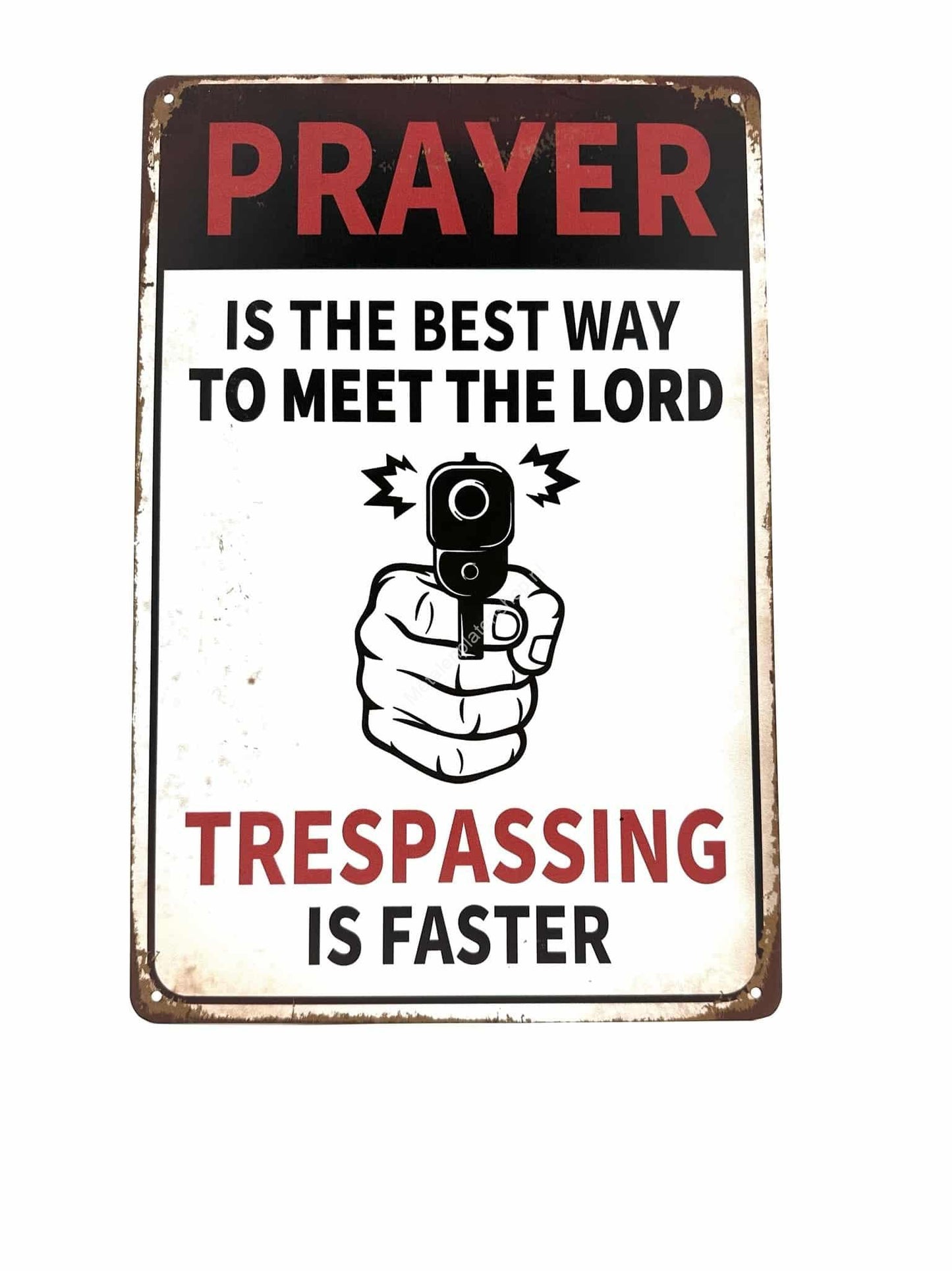 Metal Wall Sign - Prayer