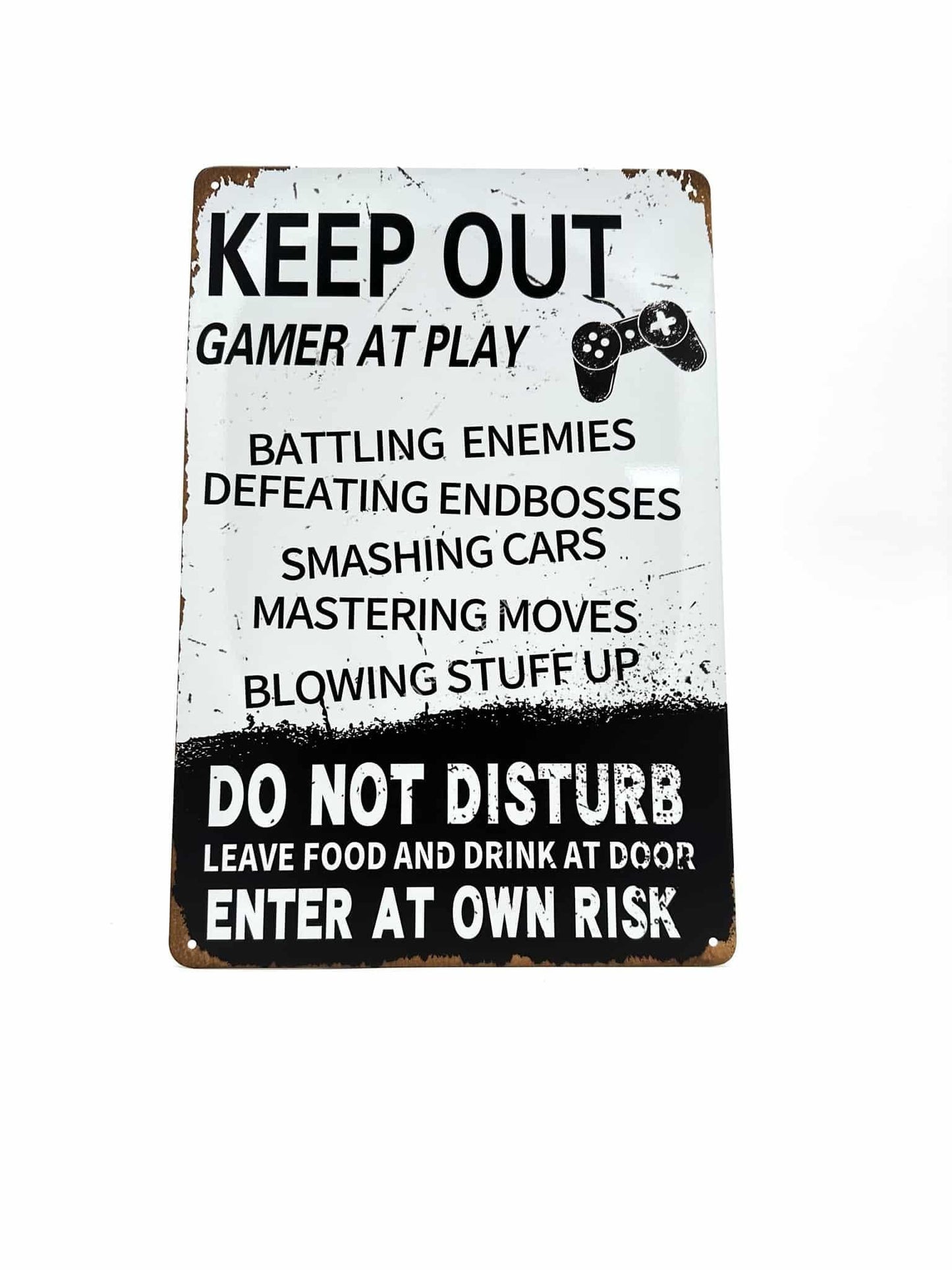 Metalen Wandbord - Keep out! Gamers at Play!