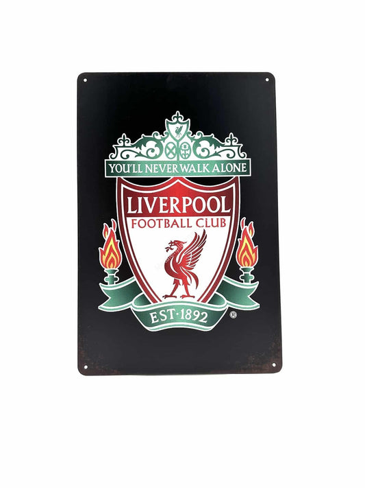 Wandschilder aus Metall - Liverpool - Fußball - Werbeschild