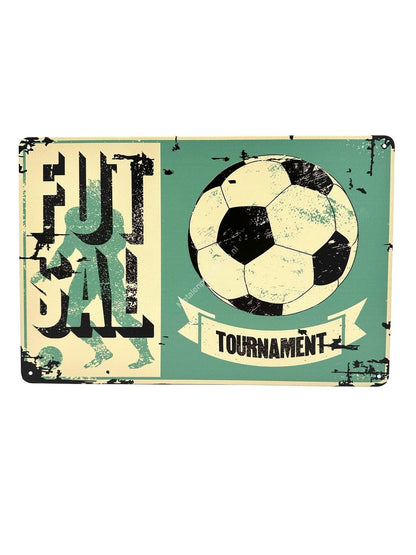 Metal Wall Sign - Futball - Football - Advertising Board