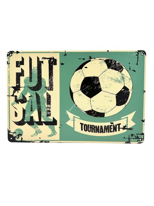 Metal Wall Sign - Futball - Football - Advertising Board