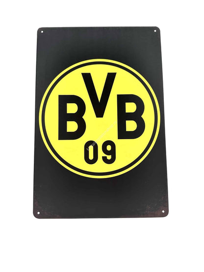 Wandschild aus Metall – Borussia Dortmund – Fußball