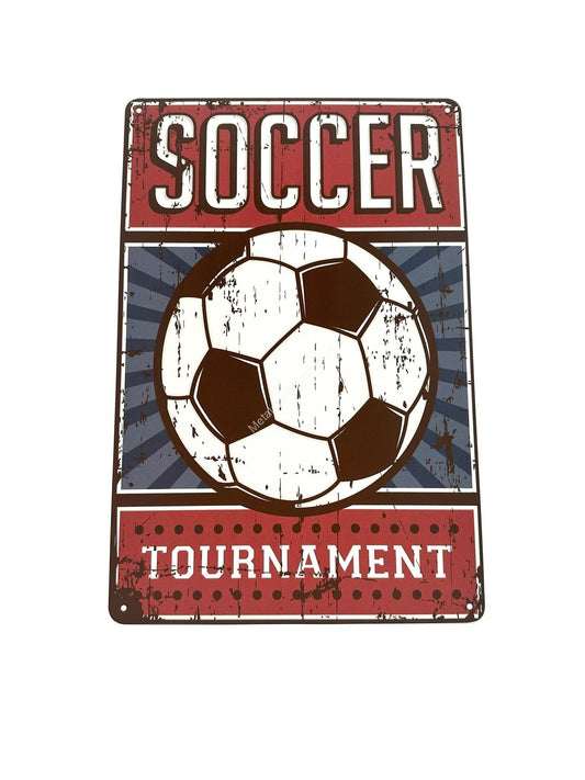 Metal Wall Sign - Soccer Tournament - Football #2