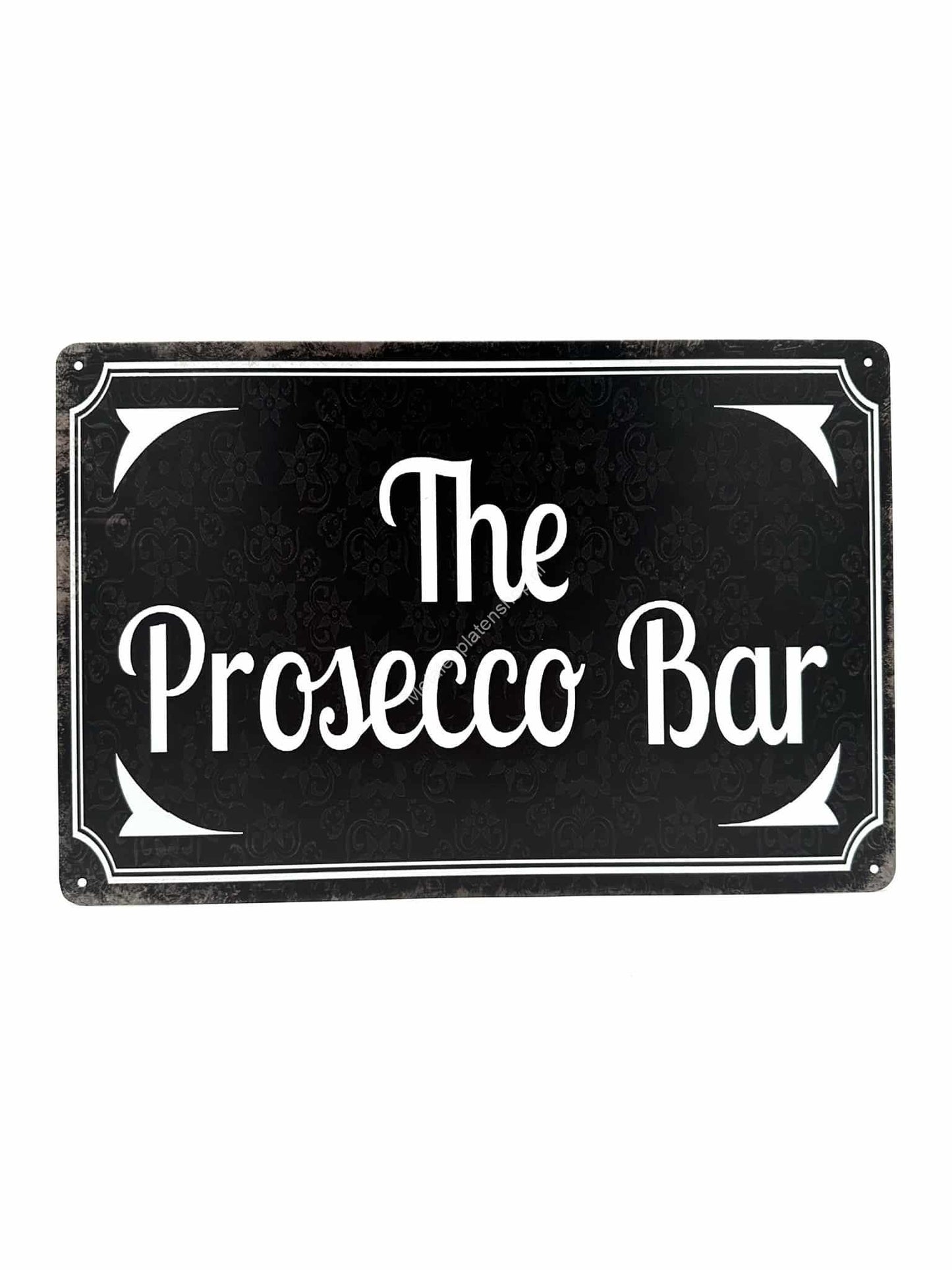 Metalen Wandbord - The Prosecco Bar