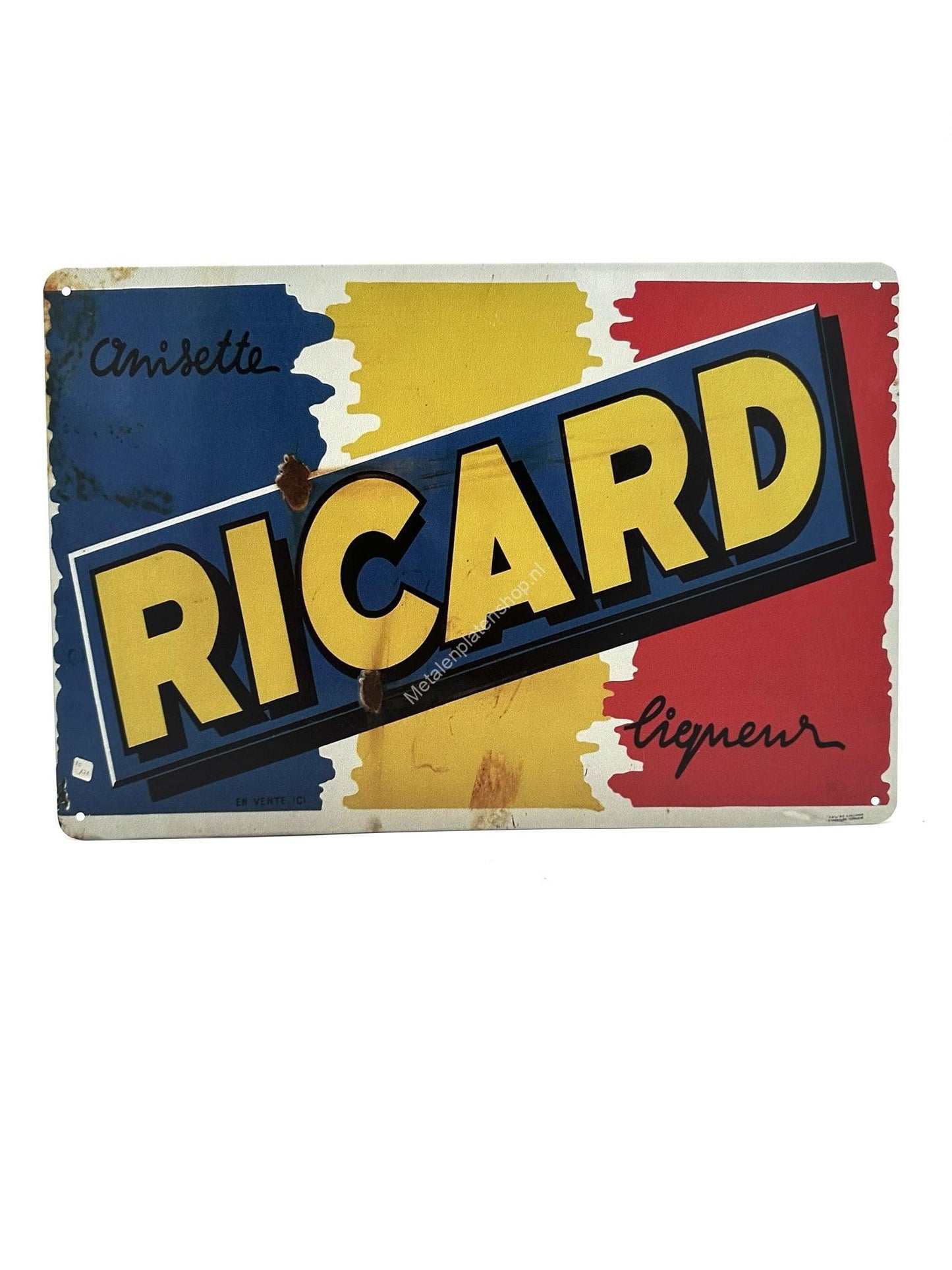 Metalen Wandbord - Ricard - Franse Drank