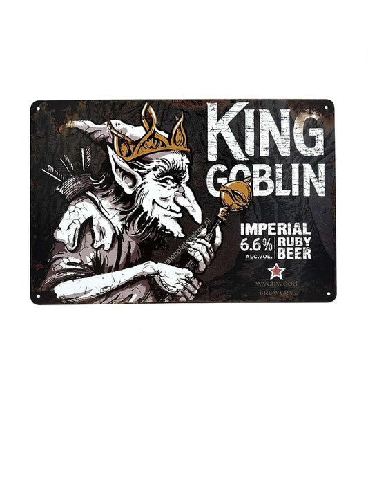 Metalen Wandbord - King Goblin