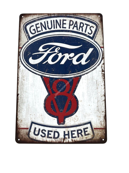 Metal Wall Sign - Ford Genuine Parts