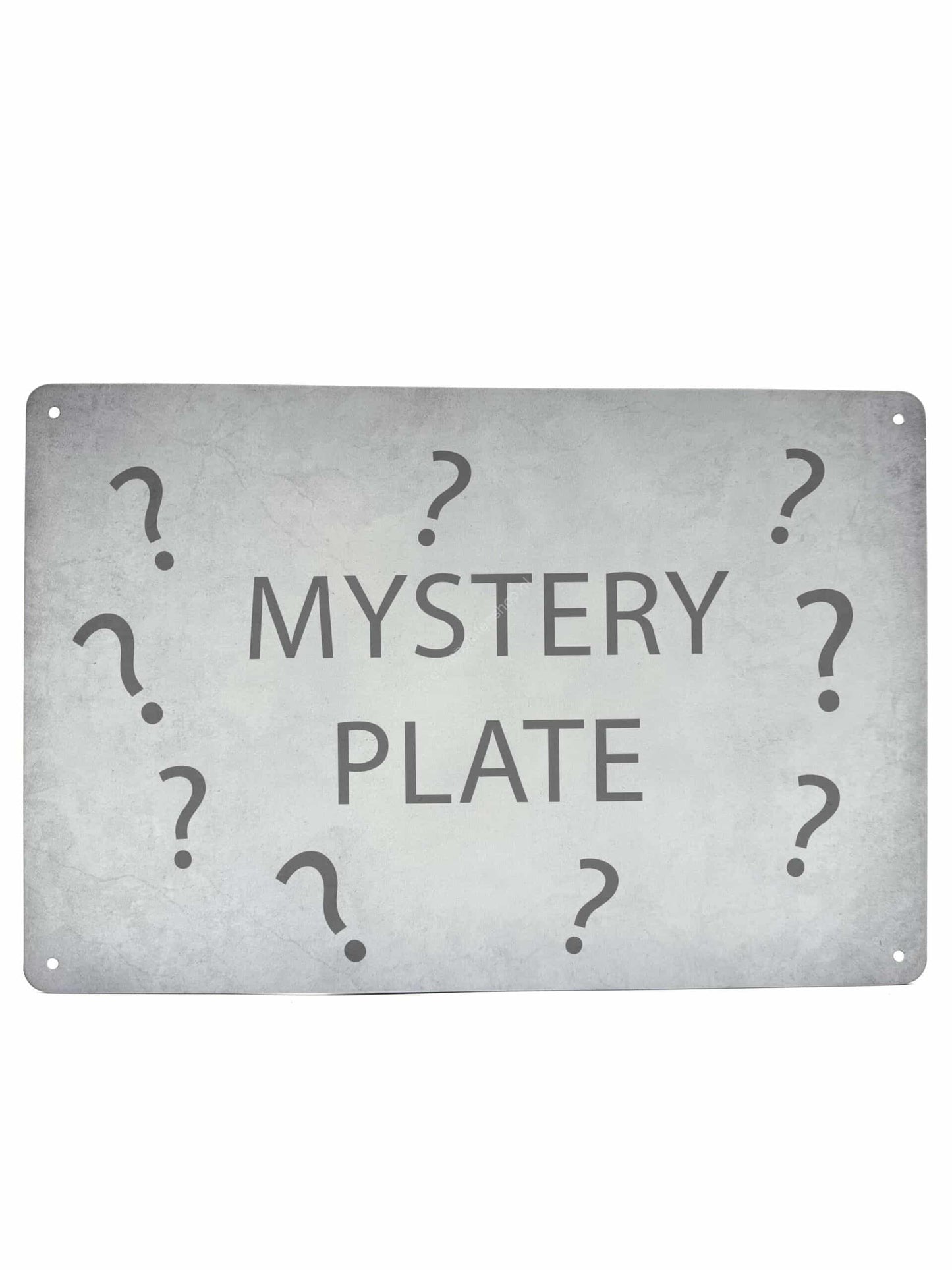 Wandteller aus Metall - Mystery Plate