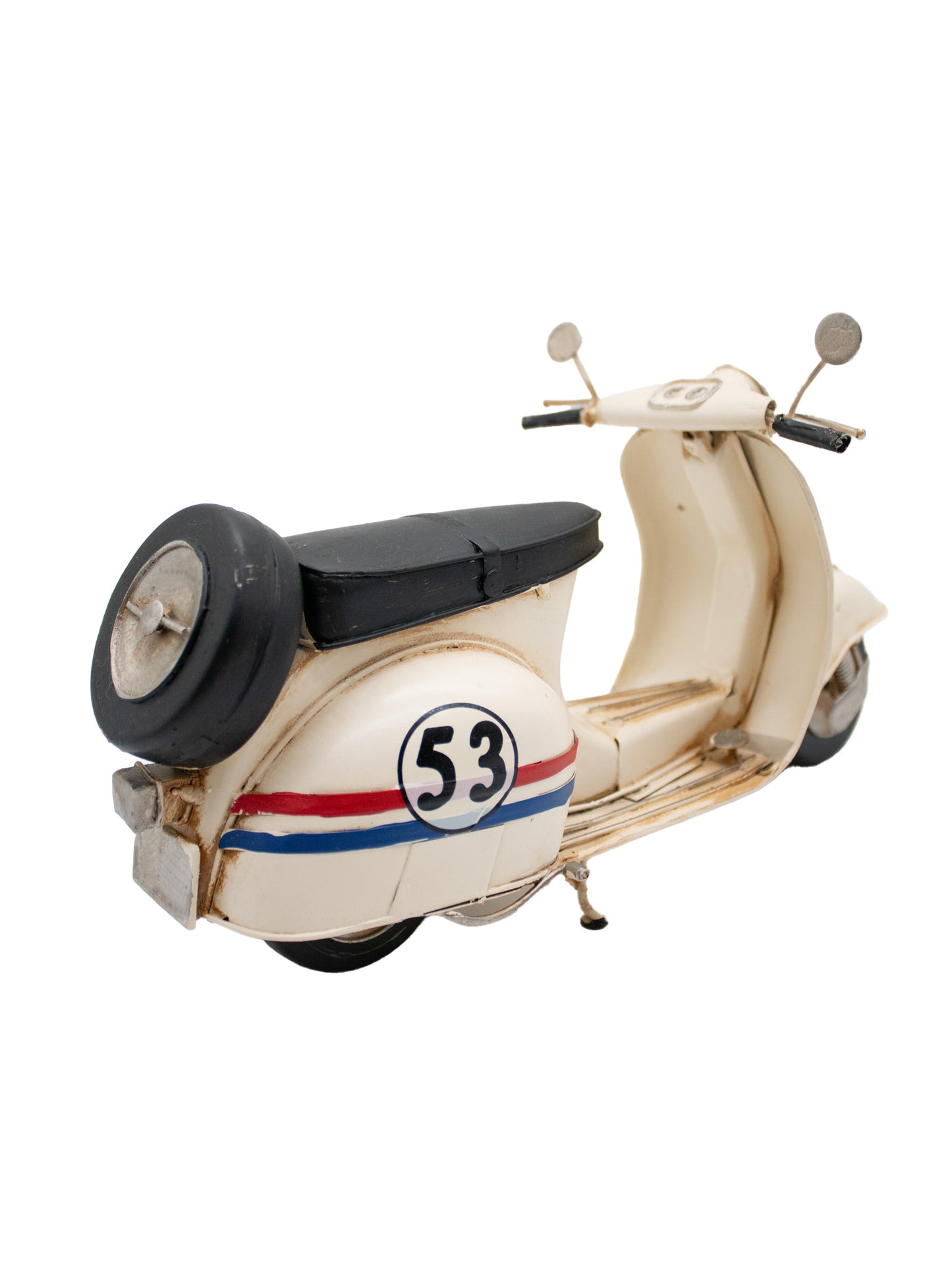 Herby Scooter - Metalen Voertuigen Decoratie - 27x12cm