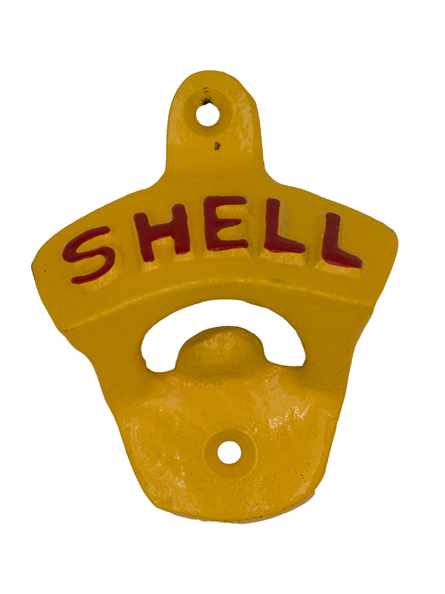 Shell Flesopener - van Gietijzer - 9x3cm