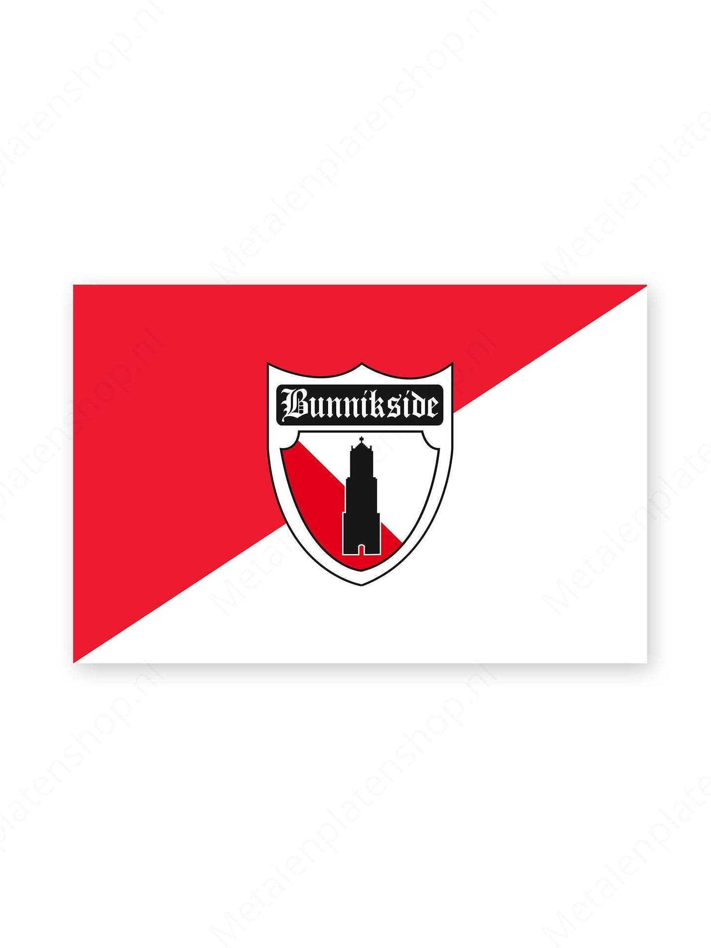 Metalen Wandbord - FC Utrecht - Bunnikside