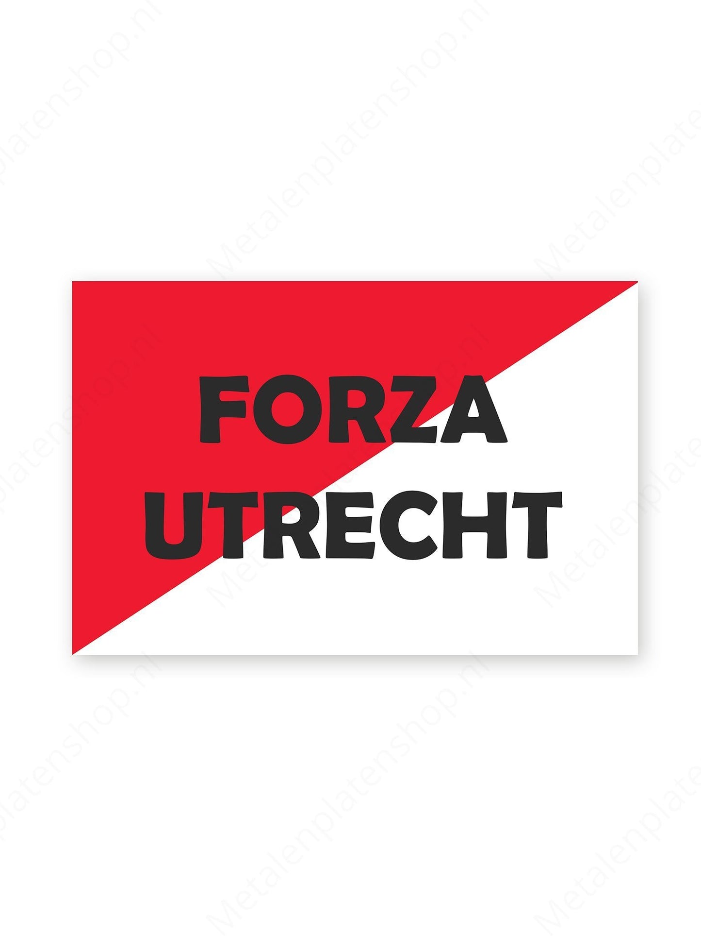 Metal Wall Sign - FC Utrecht - Haller 91 Shirt