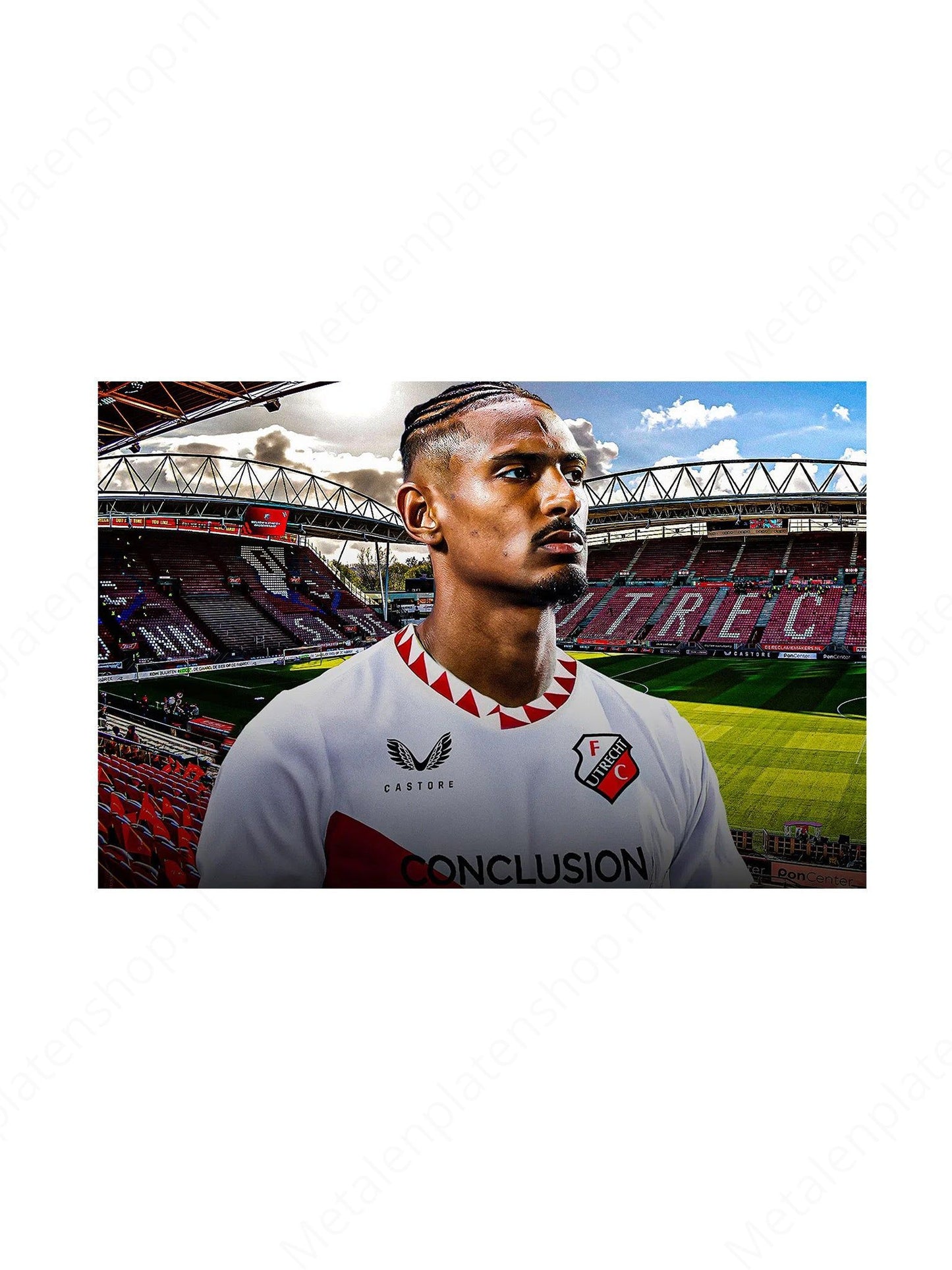 Metal Wall Sign - FC Utrecht - Haller 91 