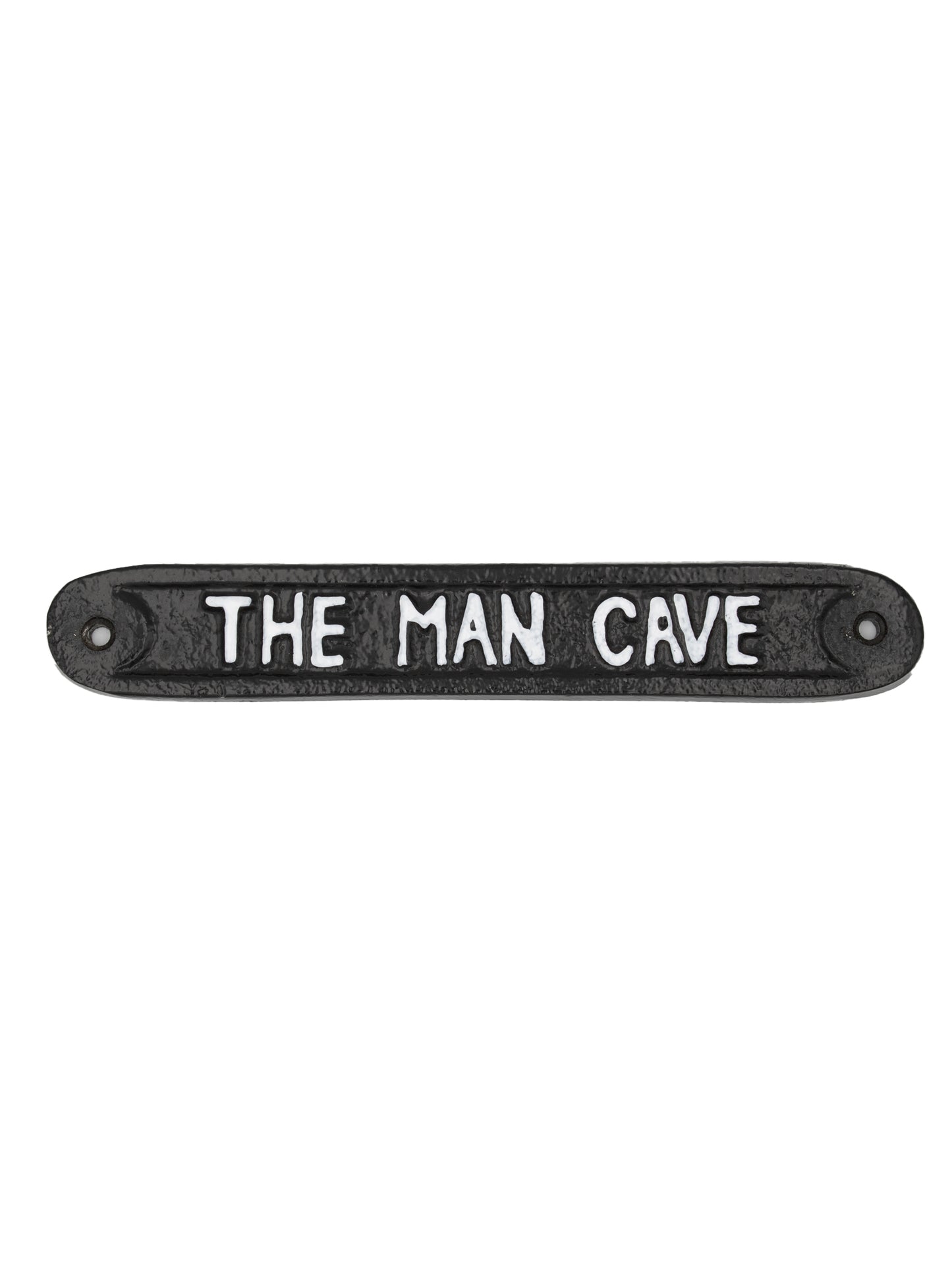 The Man Cave - Bordje van Gietijzer - 22x1cm