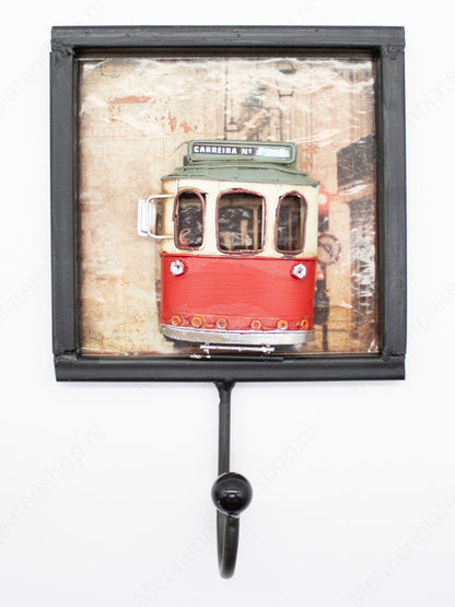 Ophanghaak met Tram - 21x14cm